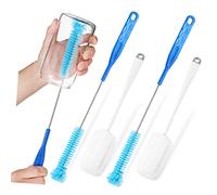 MUCKLILY 1set Sponge and Bottle Brushes for Cup Cleaning Handle Design for Comfortable to Hold for Kitchen and Hotel Use Lightweight and Versatile Cleaning Tools