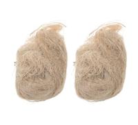MUCKLILY 2 Packs of Bird Nesting Materials Soft Bedding Pads Made from Natural Jute Silk and Cotton, Simple Application for Garden and Porch Use, for Budgies and Wild Birds