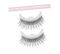 MUCKLILY 2 Pairs Self-adhesive False Eyelashes Lightweight Natural-looking Extension Lashes for Women Eye Decor Easy to Apply and Comfortable for Daily Use