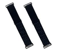 MUCKLILY 2 Pcs Adjustable Elastic Wig Bands with Suede Silicone Grip 30mm Black Wig Net Straps for Secure Fit Hair Accessory and Styling in Everyday Use