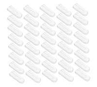 MUCKLILY 20 Pairs Soft Silicone Nose Pads for Glasses Anti-slip Push-in Replacement Cushions for Frames and Sunglasses Sweat-resistant Hypoallergenic Eyeglass Nose Bridge Pads for All-day