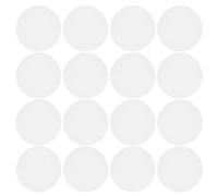 MUCKLILY 20 Pairs White Round Self Adhesive Hook and Loop Dots High Adhesion, Multipurpose Small Sticky Dot Fasteners for Securing Carpets and Power Strips in Home Or Classroom