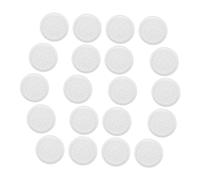 MUCKLILY 20Pcs Eyelash Grafting Plates Plastic Planting Eyelash Aid Tools White Lash Glue Trays for Extension Application and Bond Seal Practical Lash Pads for Professional Use