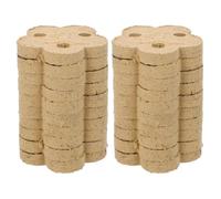MUCKLILY 20pcs Flower Shaped Moxa Cake Chinese Accupuncture Cake Brown Moxa Compact Relax Body and Mind for Acupuncture Therapy Devices Wife Girlfriend