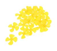 MUCKLILY 20pcs Micro Fan Propellers with 1.5mm Hole Diameter and Four-blade Plastic Design, 40mm Small Propellers for DIY Aircraft and Ship Models to Enhance Power Efficiency