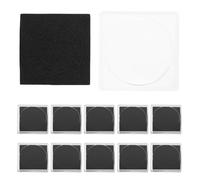 MUCKLILY 20pcs Small Coin Organizer Coin Case 3.9x3.9x1.6in Ps Material Snap Closure Adjustable Inner Pads Travel Storage for Zodiac and Commemorative