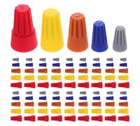 MUCKLILY 220Pcs Spring Wire Connector Nut Set Electric Wire Caps Screw Terminals Kit for Quick Wiring Connection for Circuit Repair and Industrial Use