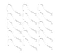 MUCKLILY 24Pcs Acrylic Shoe Display Stand Summer Sandals Support Holder for High Heels Portable Shoe Rack for Shoe Organization Convenient Design