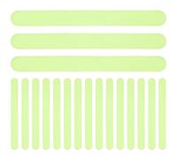 MUCKLILY 24Pcs Green Glow in the Dark Non-Slip Stair Tapes Reflective Anti-Skid Strips for Steps Safety Stickers for Home Use Ideal for Kids and Pets