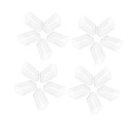 MUCKLILY 24Pcs Toothbrush Head Caps Portable Reusable Toothbrush Coverings for Travel Compact Dustproof Protection for Electric Manual Toothbrush Heads Fit