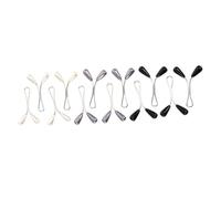 MUCKLILY 24Pcs U Shaped Pearl Scarf Clips for Women Hijab Pins with Faux Pearls Stylish Headscarf Fasteners for Muslim Hijab Wedding Party Office Accessories