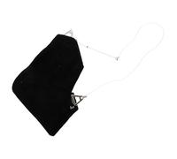 MUCKLILY 2pcs Adjustable Black Elastic Wig Bands with Velvet Edge and Fish Line - Lace Melting Non-Slip Head Straps for Women to Secure Wigs and Lay Natural Hair Edges