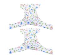 MUCKLILY 2pcs Adjustable Unisex Adult Cloth Diapers Reusable Washable Breathable Incontinence Protection with Snaps Extra Large Pocket Lightweight Leakproof for Seniors Disability