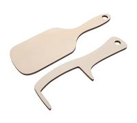 MUCKLILY 2Pcs Bald Man Hair Comb and Smooth Wooden Brush Set Scalp Massage Styling Tools for Men Funny and Hair Loss Care and Party Present