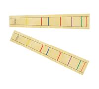 MUCKLILY 2pcs Cello Finger Position Stickers for Cello Fingerboard, Pvc Material, Beige Colour, Leaves No Residue, Universal Fit, for Lessons and Performances, for Students and Beginners
