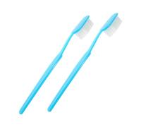 MUCKLILY 2Pcs Exfoliating Bath Brush Versatile Plastic Back Scrubber for Comfortable Shower Experience Ergonomic Design Durable Safe for Long Term Use Convenient