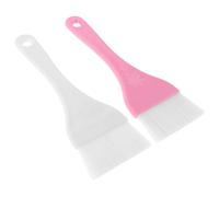 MUCKLILY 2pcs Flat Diy Beauty Makeup Brushes Face Mask Applicator Big Body Brush for Mask Application Soft Facial for Skincare and Makeup