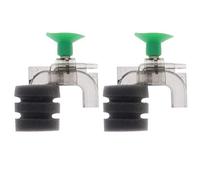 MUCKLILY 2pcs Mini Aquarium Sponge Filter for Fish Tank with Quiet Operation and Strong Suction Cup, Sturdy Filter Sponge and Plastic Material, for Home Fish Tank Use