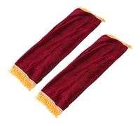 MUCKLILY 2PCS piano keyboard dust protector cloth cover for electric keyboard 61 keys with artistic touch ideal for home and stage