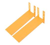 MUCKLILY 2pcs Plastic Inclined Plane: With Scale Dual Supports School Physics Teaching Plates For Elementary School Math Science Physics Experiments