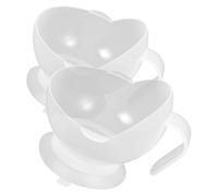 MUCKLILY 2Pcs Silicone Adaptive Bowls for Disabled and Elderly Non-Slip Spill-Resistant Feeding Bowls with Stable Material Lightweight and Anti-Scald Design for Seniors Safe and Comfortable