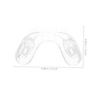 MUCKLILY 2pcs U Shaped Silicone Nose Pads for Glasses Saddles Bridge Support Stable Anti-Slip Fit for Active Replacement for Eyeglass Frames