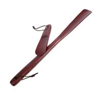 MUCKLILY 2pcs Wooden Shoe Horns with Short and Long Handles Smooth Surface Lazy Shoe Helper for Men Elderly Pregnant Women Easy Foot Entry Versatile Fit