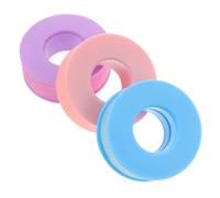 MUCKLILY 3 Rolls Breathable Non-woven Eyelash Extension Tape with Silicone Adhesive for Lash Grafting Easy Peel and Rip Professional Lash Extension Supplies for Individual and Salon Use