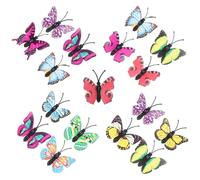 MUCKLILY 30pcs Assorted Colour Push Pins for Cork Board with Plastic and Metal Material, Multi-use Easy to Use Thumb Tacks for Photos and to-do Lists on Office and Bulletin Random Color