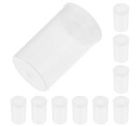 MUCKLILY 30Pcs Plastic Film Canisters with Wide Mouth and Caps, Empty Film Storage Containers for Camera Reel Organization and Small Item Storage