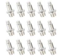 MUCKLILY 32pcs Track Spikes Metal Nails Needle Shape Lightweight Anti-rust Short Running Supplies for Cross Country Outdoor Sports Activities