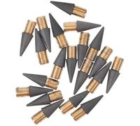 MUCKLILY 35pcs Inkless Pencil Tip Graphite Tips Replaceable Refills Does Not Need to Be Sharpened Alloy Material for Study and Office Use