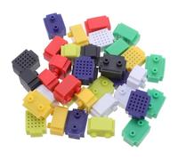 MUCKLILY 35Pcs Solderless Electronic Breadboard Kit Mini Circuit Pcb Board with 7 Colors for DIY Electronic Projects and Proto Shield Distribution in Compact Size