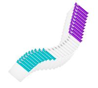 MUCKLILY 36pcs Travel Pill Organizer Bags with Secure Sliding Lock Reusable Semi-Transparent EVA Pouch for Medicine Jewelry and Small Item Storage Portable Multipurpose Pouches for Travel