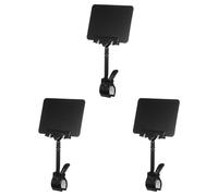 MUCKLILY 3Pcs A6 Chalkboard Price Tag Holders Erasable Surface, Multifunctional Clip-On Sign Clips for Fruit Vegetable Labels, Retail Display Stands for Supermarket Pricing and