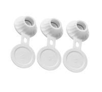 MUCKLILY 3pcs Leak Upside Down Bottle Caps for Shampoo Lotion Dispensers Versatile Bathroom Kitchen Accessory No Waste Stylish Design Replacement Caps