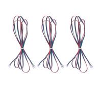 MUCKLILY 3pcs Stepper Motor Cable 4 Pin to 6 Pin Xh2.54 Connector White | Plastic Housing, Extruder Connection and 3d Printer Motors, Maintenance or Upgrade Use
