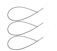 MUCKLILY 3pcs Wheelchair Hand Brake Cables with Steel Wire and Rubber Coating, 43.3in Universal Rollator Brake Lines for Mobility Aids and Electric Scooter Accessories