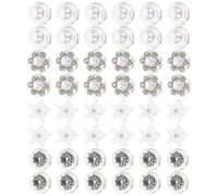 MUCKLILY 48pcs Pearl Hairpin Hair Spiral Pin Swirl Hairpin for Women Elegant Bridal Hair Accessories