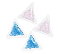 MUCKLILY 4pcs Gel Ice Packs for Therapy Durable Cooling Compresses for Pain Relief Flexible Heat and Cold Bags for Injury Recovery Blue Rosy