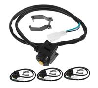 MUCKLILY 4pcs Mini Bike Ignition Coil Kit Fit High Voltage Spark Coil with Wiring Harness and Kill Switch for Pit Bikes Scooters Atvs