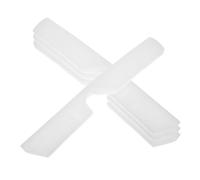 MUCKLILY 4pcs Non-slip Foam Hanger Grips White Wide Anti-skid Strips for Clothes Hangers Easy to Install Closet Organization Garment Stability for Photo Shoots