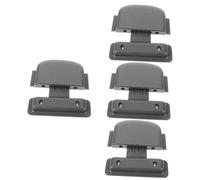 MUCKLILY 4pcs Rv Refrigerator Door Latch Replacement Secure Safety Buckle for Rvs and Campers Prevents Accidental Opening Easy Press Unlock Installation for Fridge Protection The Road