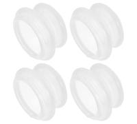 MUCKLILY 4pcs Silicone Beauty Jar Guasha Cupping for Face Skin Care Massage Cupping Tool Suction Cups for Facial Rejuvenation