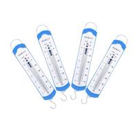 MUCKLILY 4Pcs Spring Dynamometer Kit 1/2.5/5/10 Newton Portable Hanging Spring Scales for Physics Experiments Classroom Teaching Tools Stem Science Force Measurement