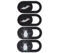 MUCKLILY 4pcs Webcam Privacy Covers Laptop Camera Slider Notebook Cover Sticky Film Protection for Desktop Tablet Smartphones