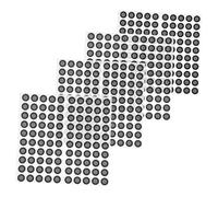 MUCKLILY 4sheet Dots Scanning Markers for Scanner Reflective Trail Markers Dots Accurate Tracking for Point Reading Machine and Scanning Systems