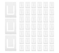 MUCKLILY 50pcs Cabinet Door Hinge Restrictors 90° Angle Limiter Clips for Kitchen Cupboards Soft Close Door Safety Stopper Hinges Accessories