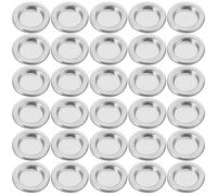MUCKLILY 50Pcs Metal Incense Cone Holders - Small Aluminum Alloy Tray for Home Decor, Silver, Multi-Functional Burner Accessories, Portable