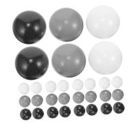 MUCKLILY 50pcs Plastic Ocean Balls Lightweight Pit Balls for Playhouse Pool Party Decorations and Swimming Pool Fun Easy to Clean and Party Game Props